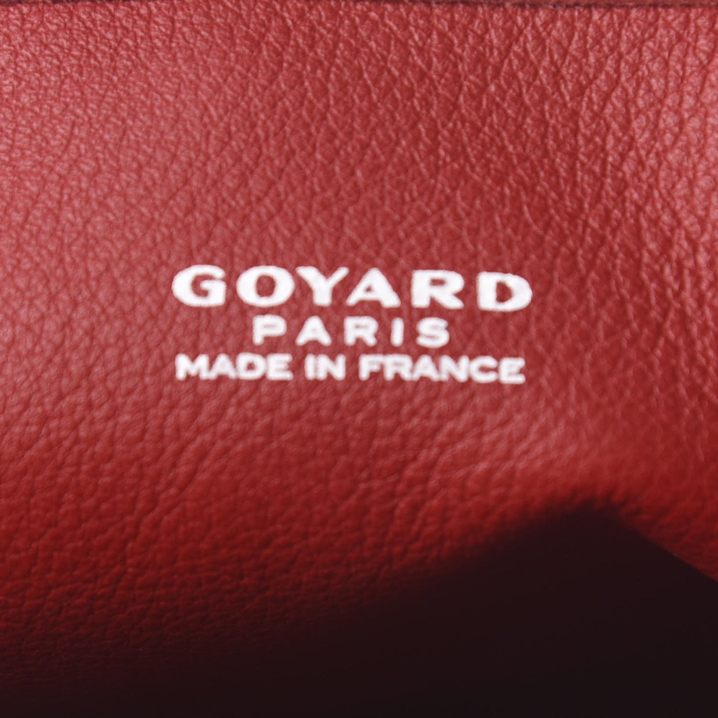 Goyardine Reversible Mini Anjou Red