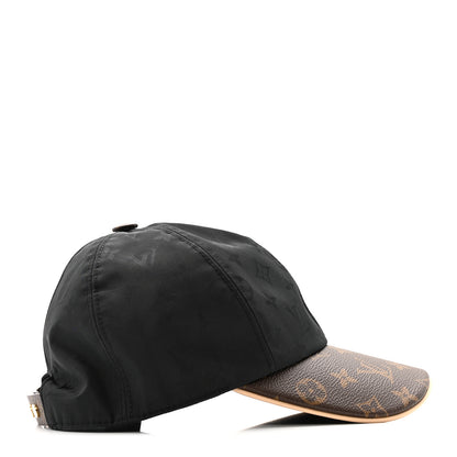 Louis Vuitton Polyester Silk Monogram LV Get Ready Cap M Black 5 of 9