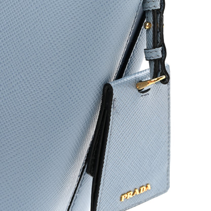 Prada Saffiano Cuir Calfskin Small Panier Bucket Bag Astrale Black 15 of 15