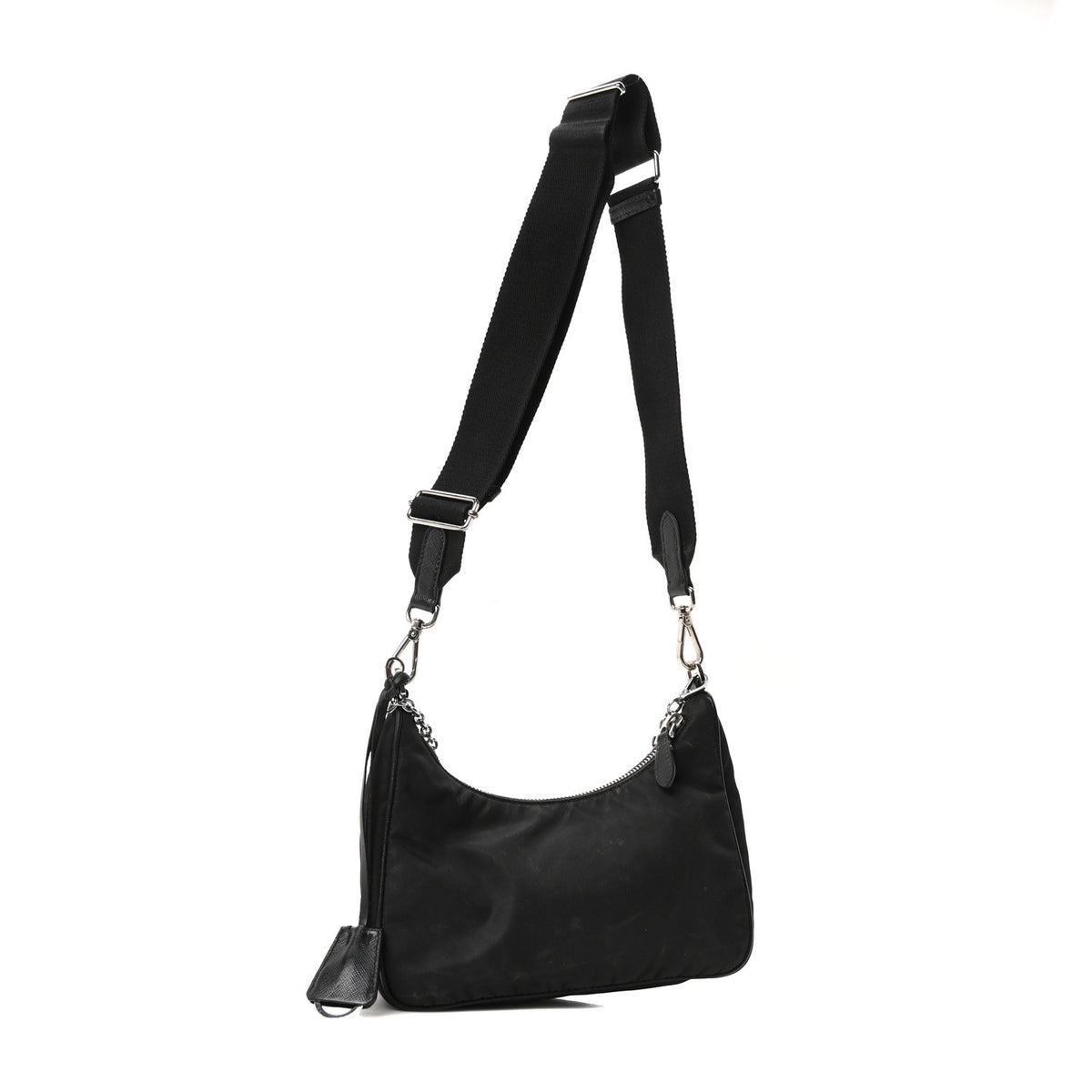 Prada Nylon Re-Edition 2005 Shoulder Bag Black 3 of 10