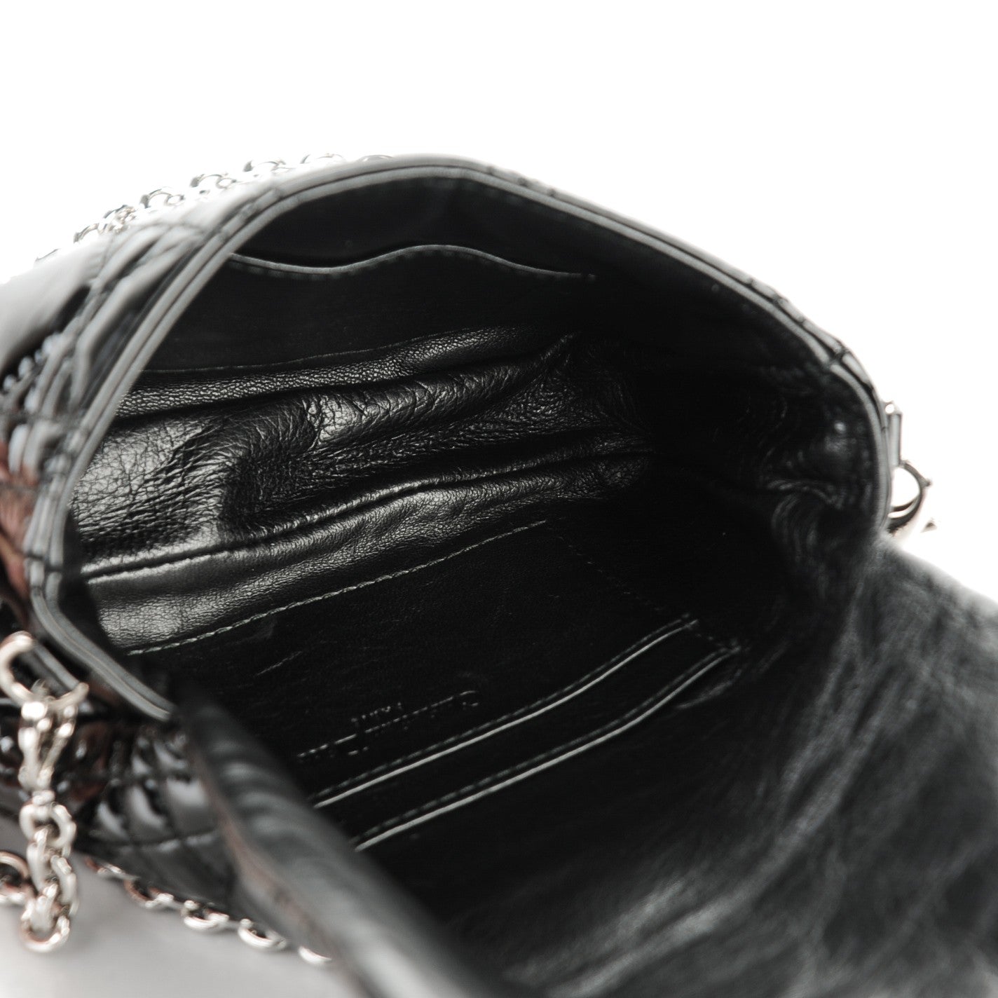 Christian Dior Patent Cannage Mini New Lock Pouch Black 5 of 7