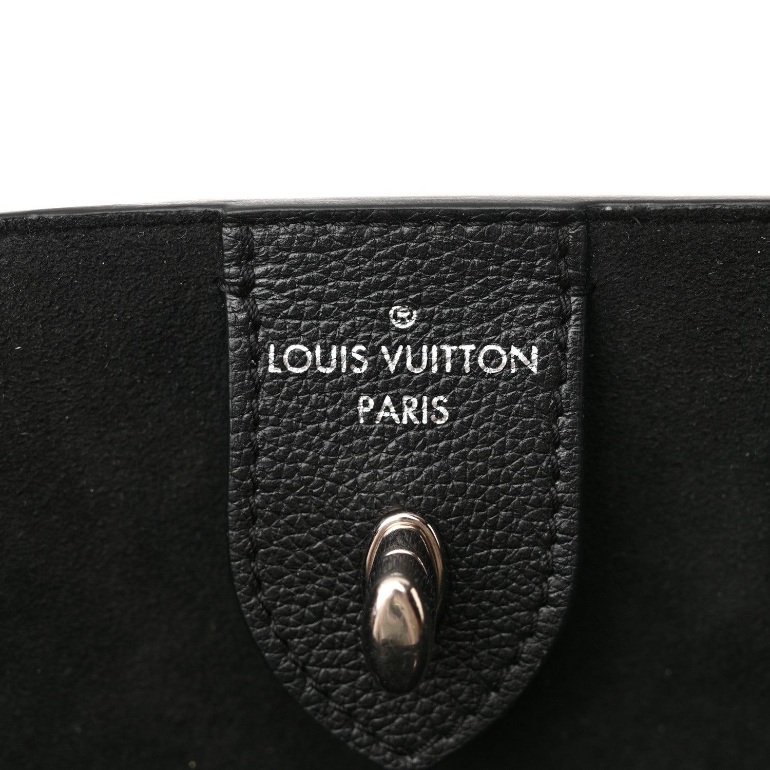Louis Vuitton Calfskin Lockme Cabas Black 6 of 9