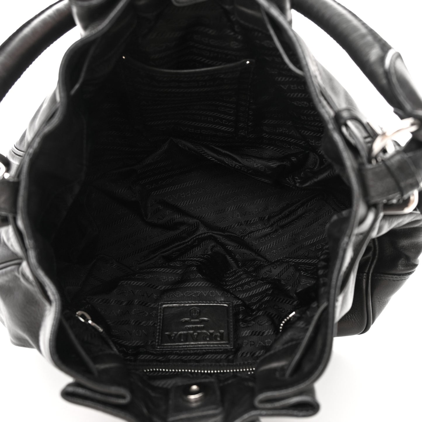 Vitello Daino Tote Black