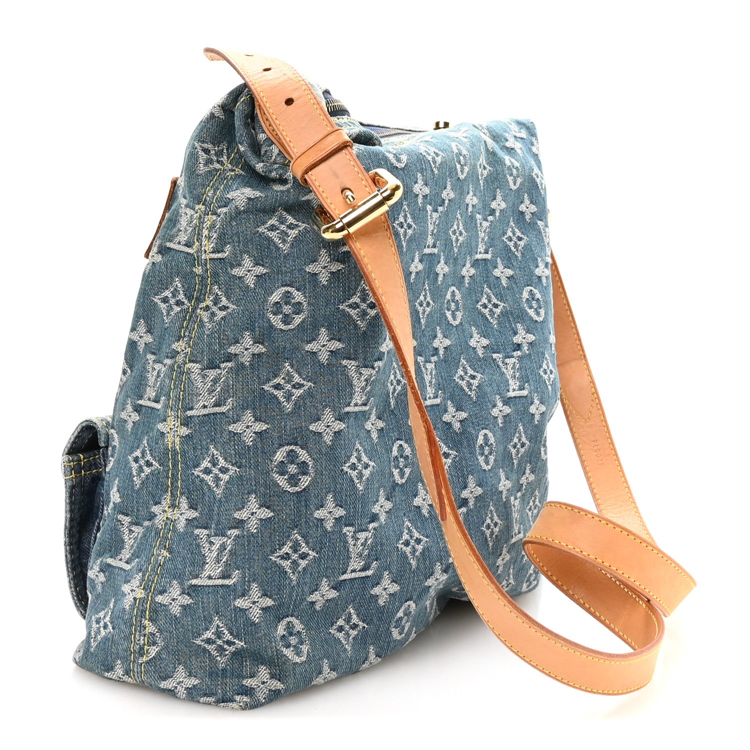 Louis Vuitton Denim Baggy GM Blue 3 of 10