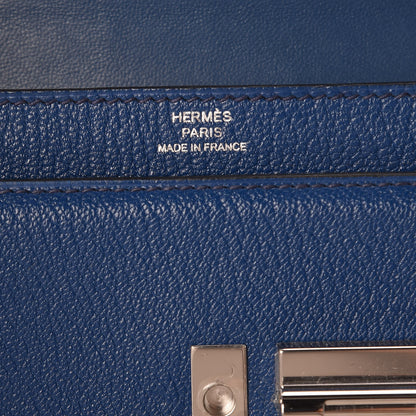 Hermes Chevre Chamkila Mini Verrou Chaine Bag Bleu Encre 6 of 12