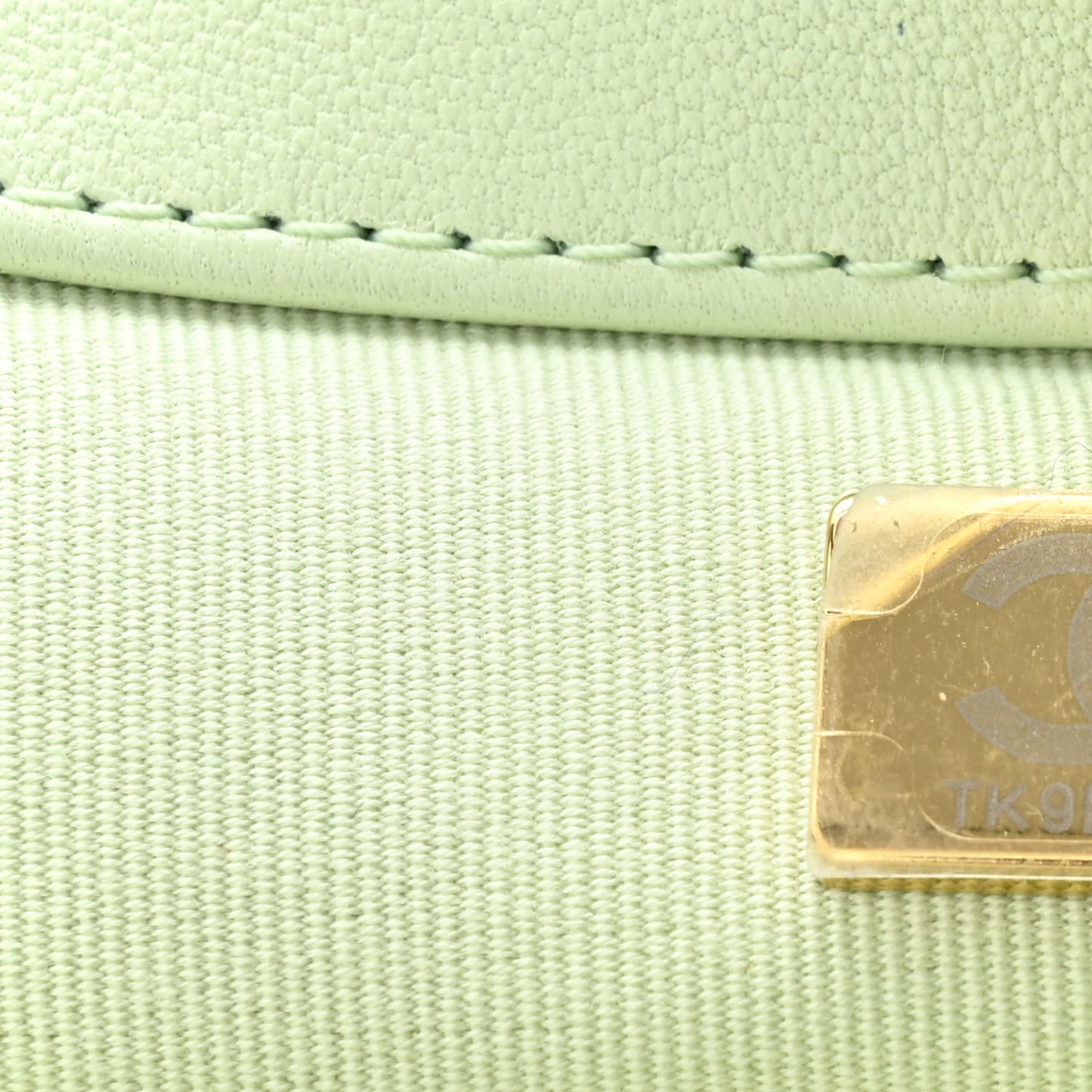 Lambskin Quilted Medium Chanel 19 Flap Light Green