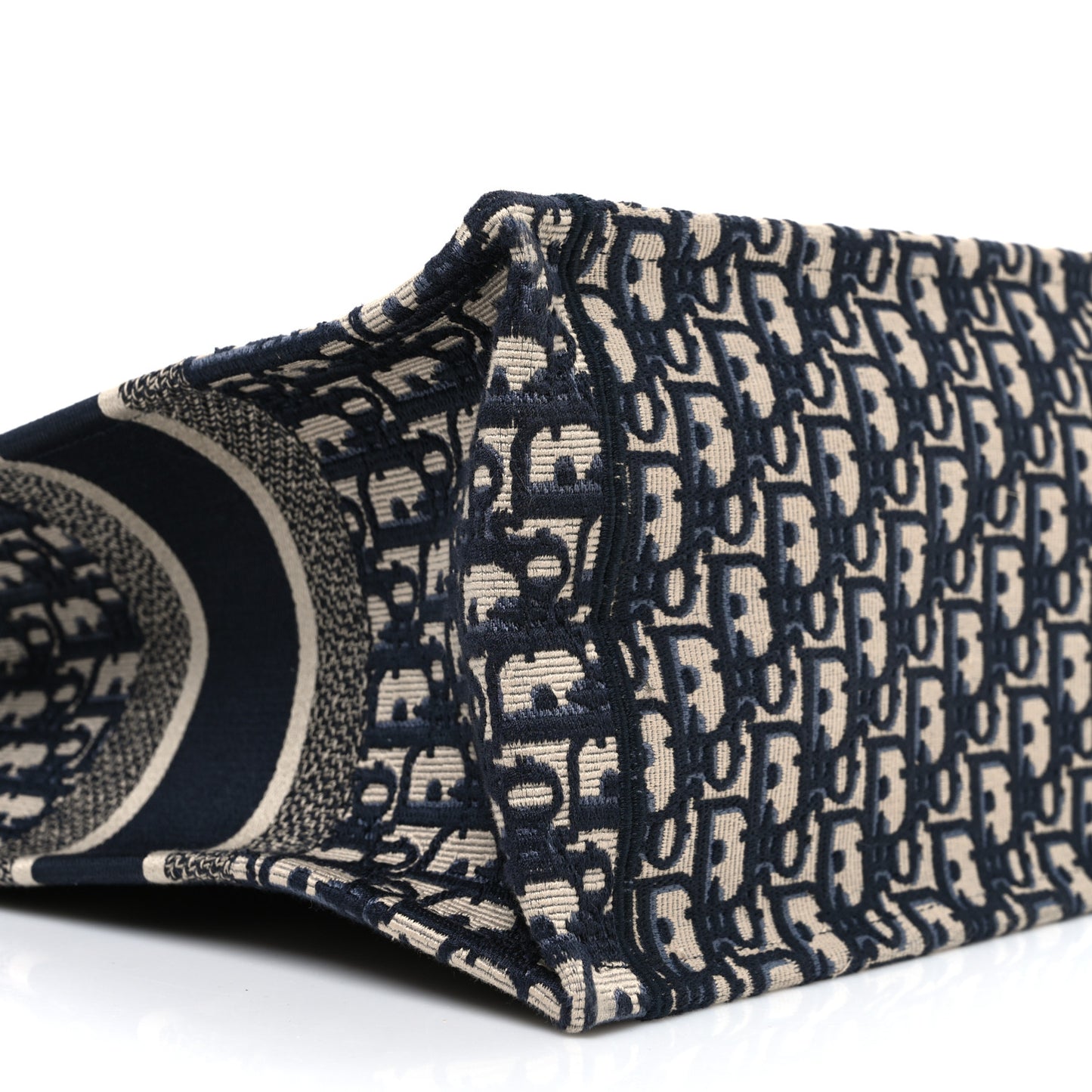 Oblique Medium Book Tote Blue Multicolor