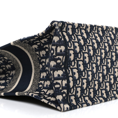 Christian Dior Oblique Medium Book Tote Blue Multicolor 9 of 10