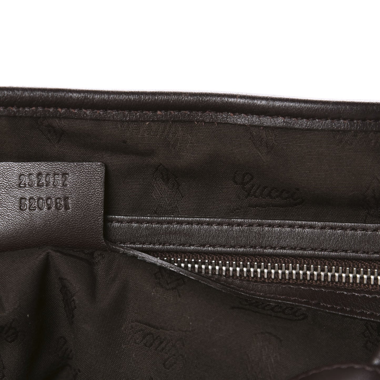 Guccissima Medium GG Twins Tote Dark Brown
