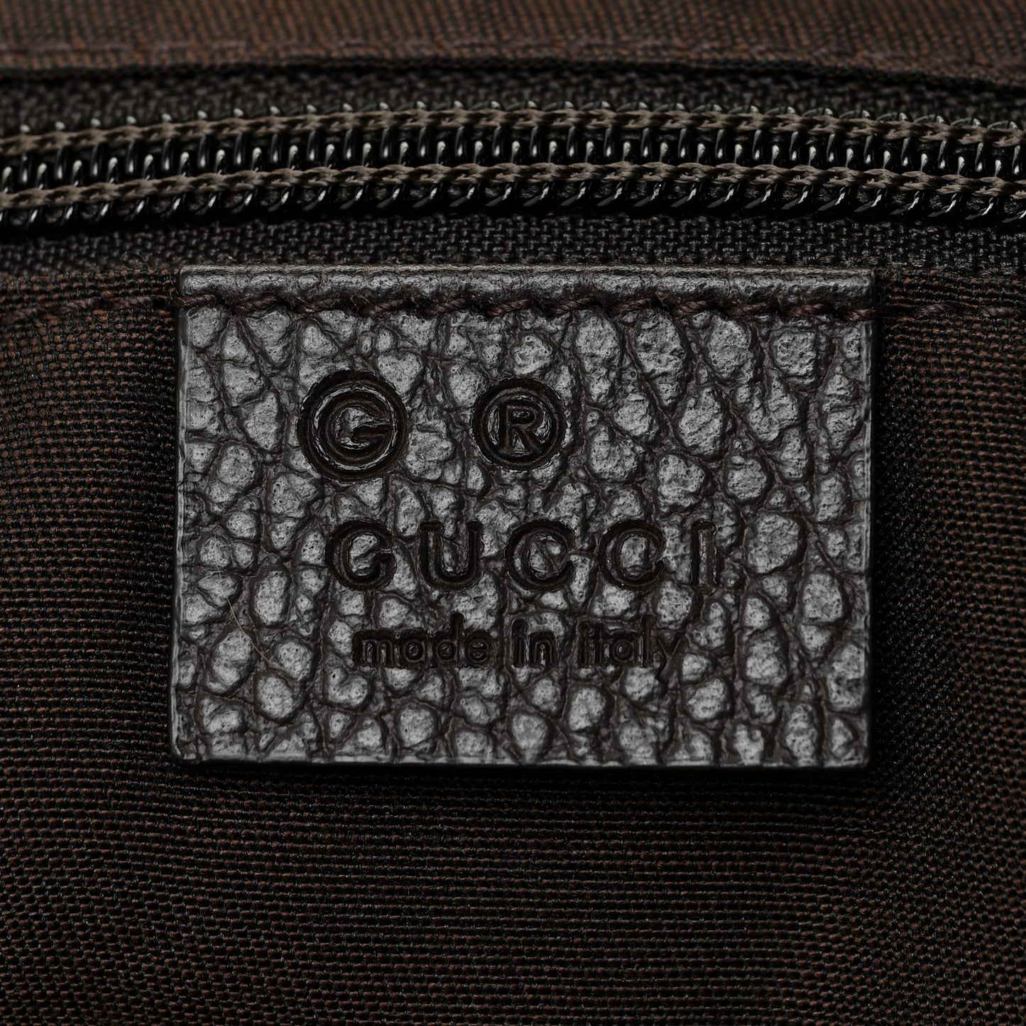 Crystal Monogram Large Flat Messenger Bag Dark Brown