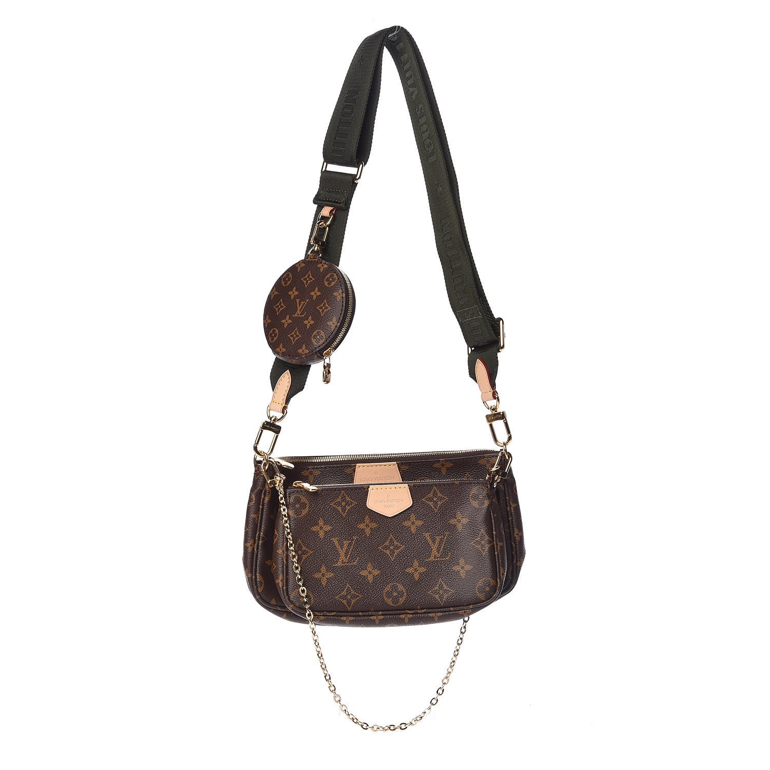 Louis Vuitton Monogram Multi Pochette Accessories Kaki 1 of 13