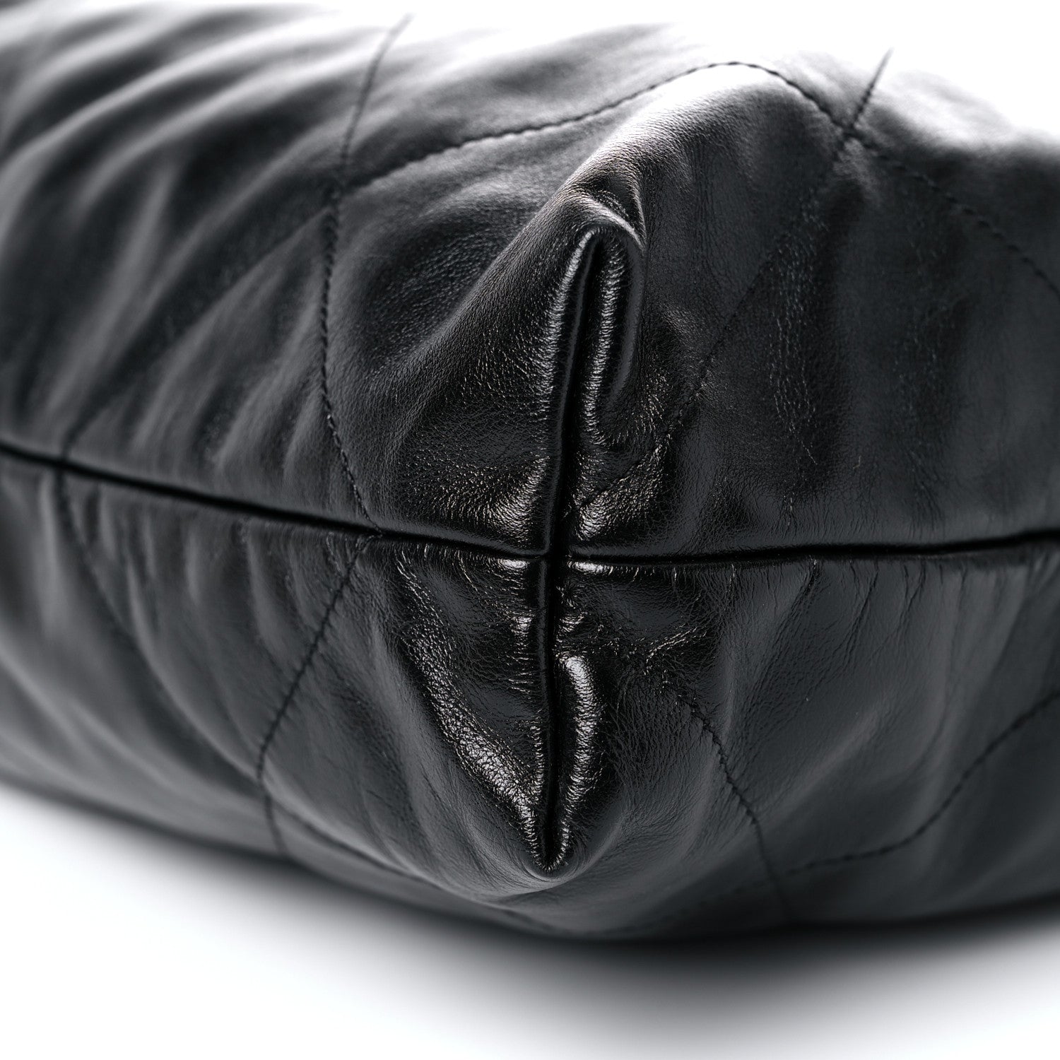 Chanel Shiny Calfskin Quilted Chanel 22 Black 9 of 9