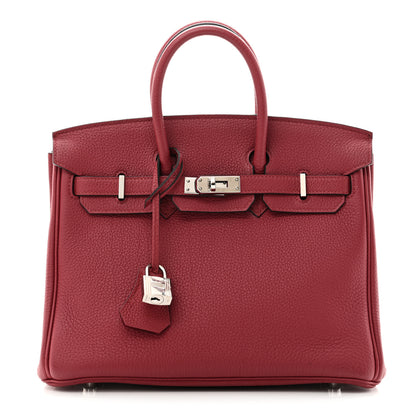 Hermes Togo Birkin 25 Rubis 1 of 10