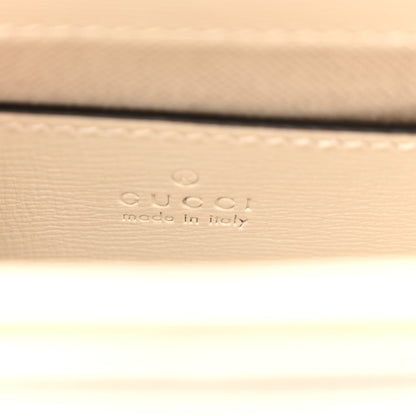 Gucci Azalea Calfskin Mini Horsebit 1955 Rounded Shoulder Bag Mystic White 6 of 10