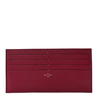 Louis Vuitton Calfskin Felicie Card Holder Insert Fuchsia 1 of 6