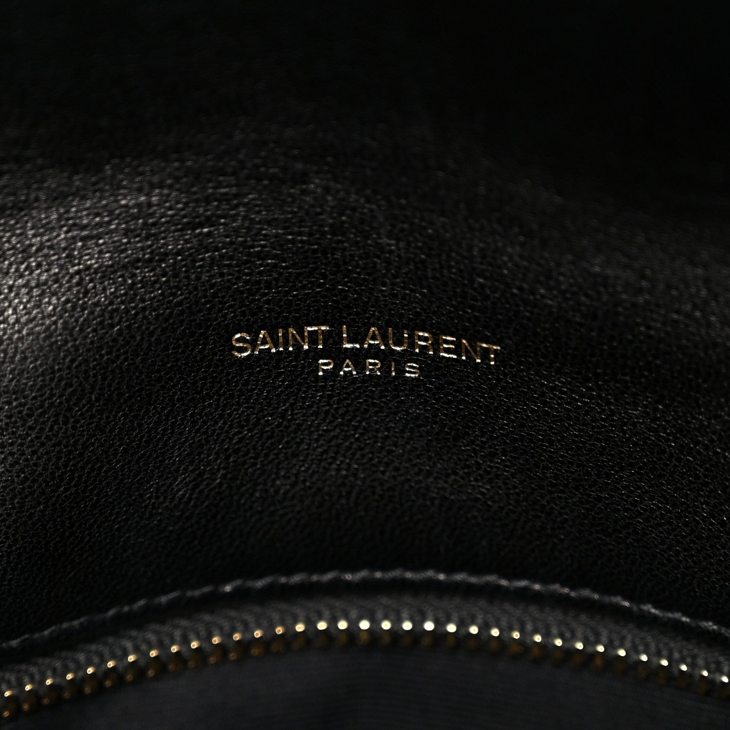 Saint Laurent Lambskin Quilted Small Loulou Puffer Monogram Chain Satchel Black 7 of 11