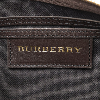 Burberry Haymarket Check Small Chester Bowling Bag Chocolate 6 of 9