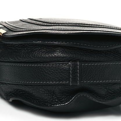 Chloe Calfskin Medium Marcie Round Crossbody Bag Black 8 of 16