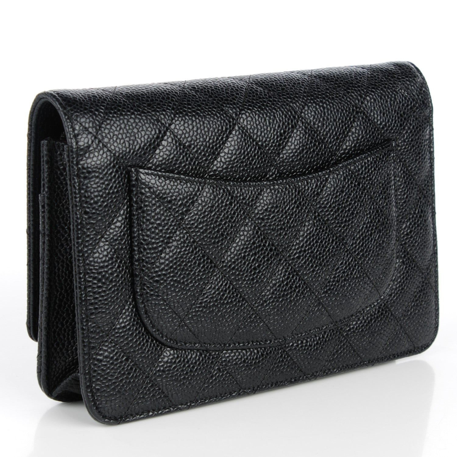 Chanel Caviar Quilted Wallet On Chain WOC Black 3 of 9