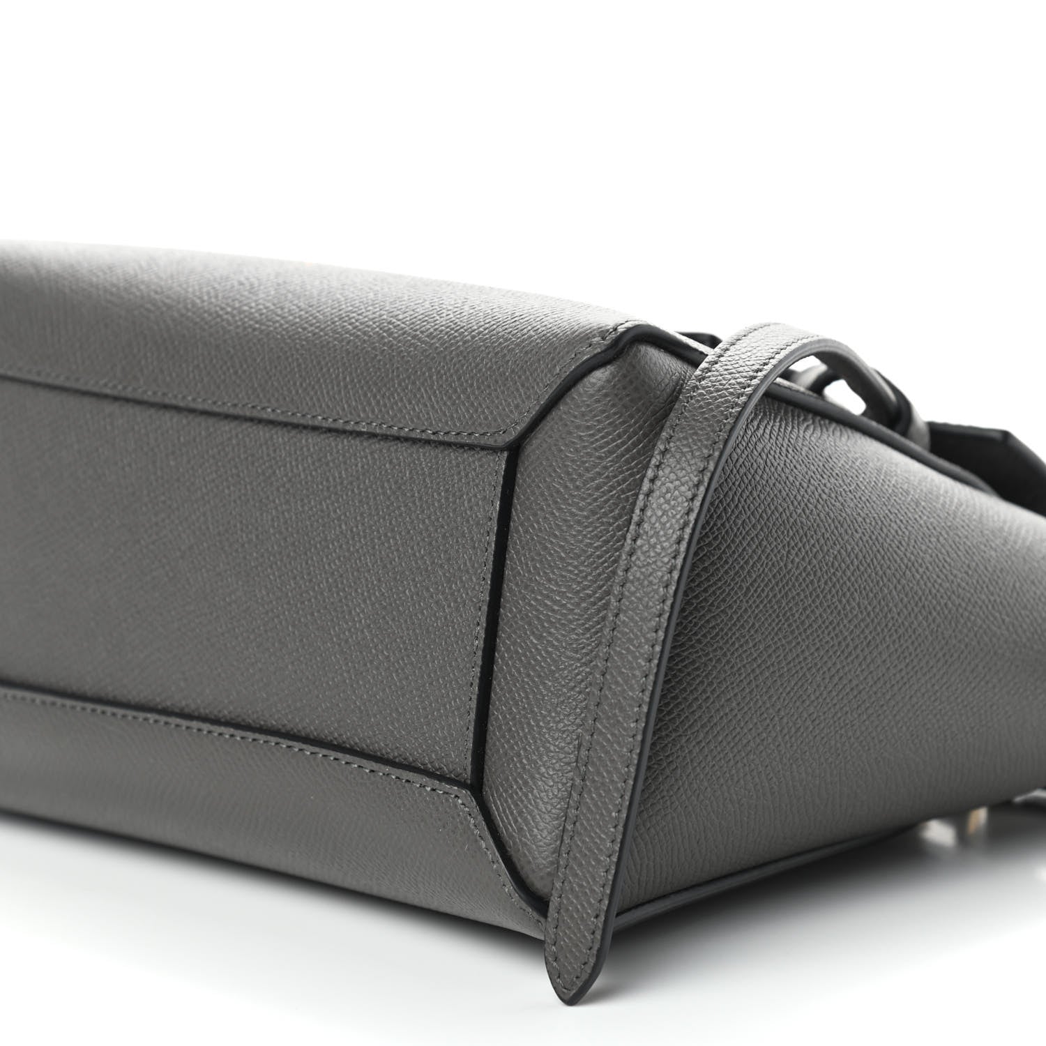 Celine Grained Calfskin Nano Belt Bag Grey 8 of 9