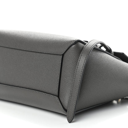 Celine Grained Calfskin Nano Belt Bag Grey 8 of 9