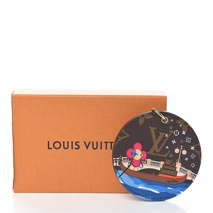 Louis Vuitton Monogram 2019 Christmas Animation Venice Bag Charm Key Ring Blue 4 of 4