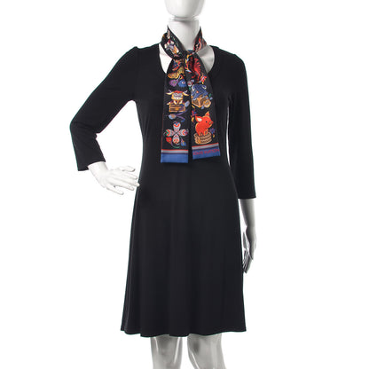 Louis Vuitton Silk Monogram Superstition Bandeau Black 2 of 4