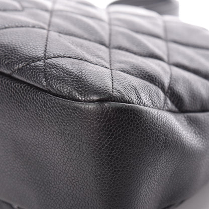 Chanel Caviar Quilted CC Timeless Soft Tote Black 11 of 12