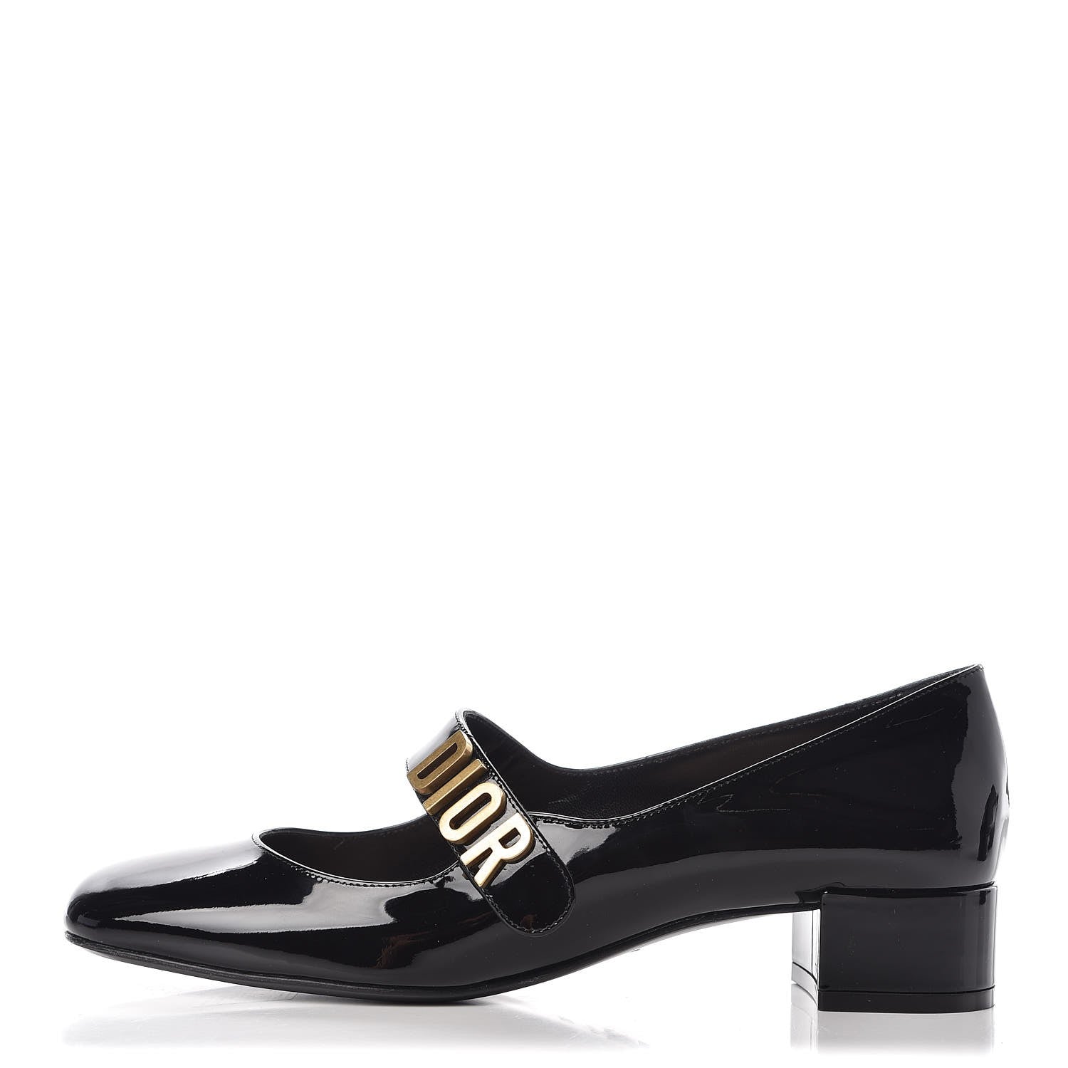Christian Dior Patent Baby-D Ballet Pumps 38.5 Black 1 of 10