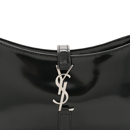 Saint Laurent Patent Calfskin Le 5 A 7 Mini Hobo Black 8 of 12