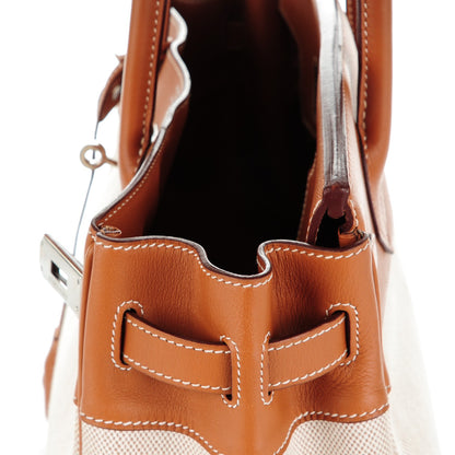 Hermes Toile Swift Birkin 30 Fauve 12 of 23