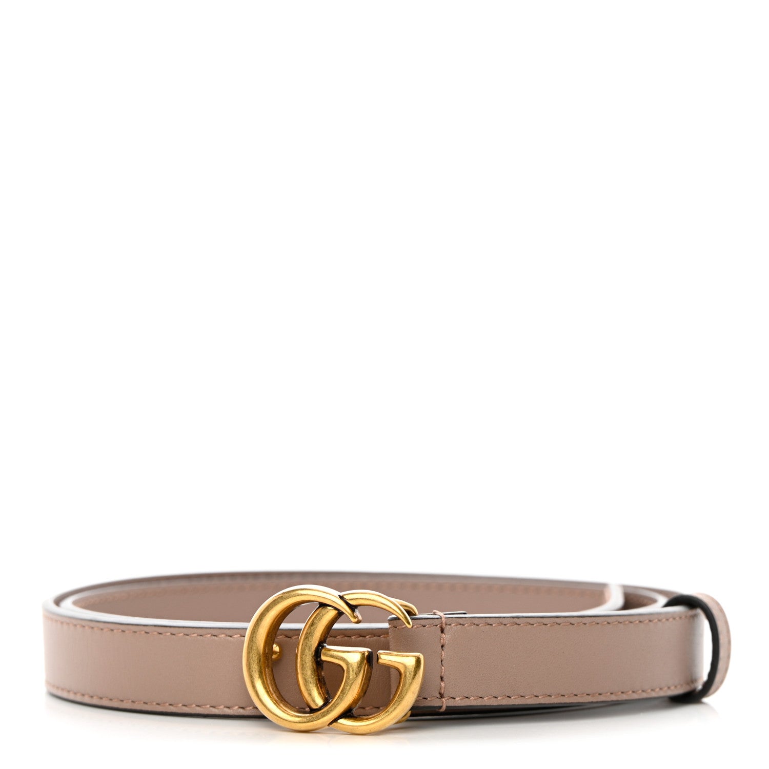 Gucci Calfskin Double G 20mm Belt 85 34 Porcelain Rose 2 of 8