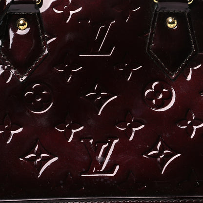 Louis Vuitton Vernis Alma BB Amarante 7 of 9