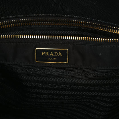 Prada Tessuto Nylon Logo Tote Black 6 of 11
