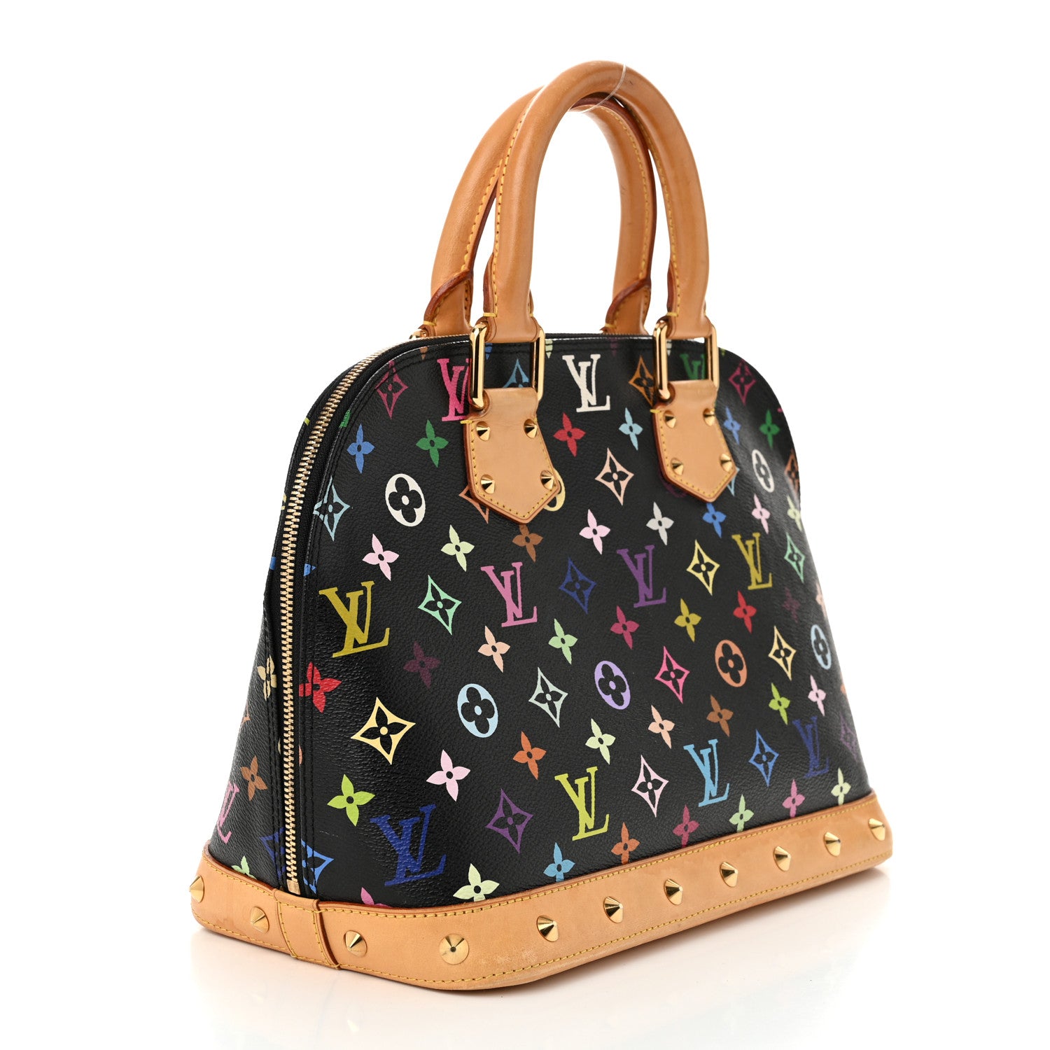 Louis Vuitton Monogram Multicolor Alma Black 3 of 9