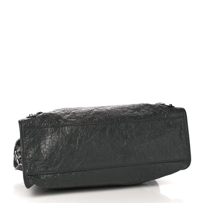 Balenciaga Agneau Classic Silver Hardware City Gris Fossile 4 of 9