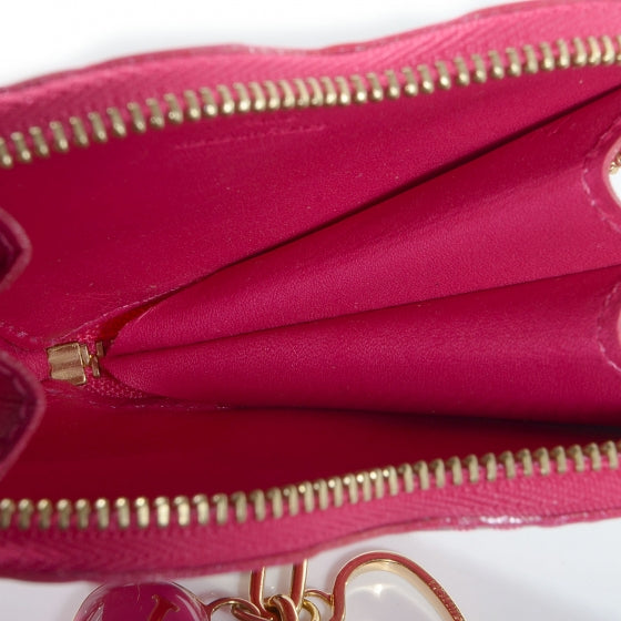Vernis Heart Coin Purse Rose Pop