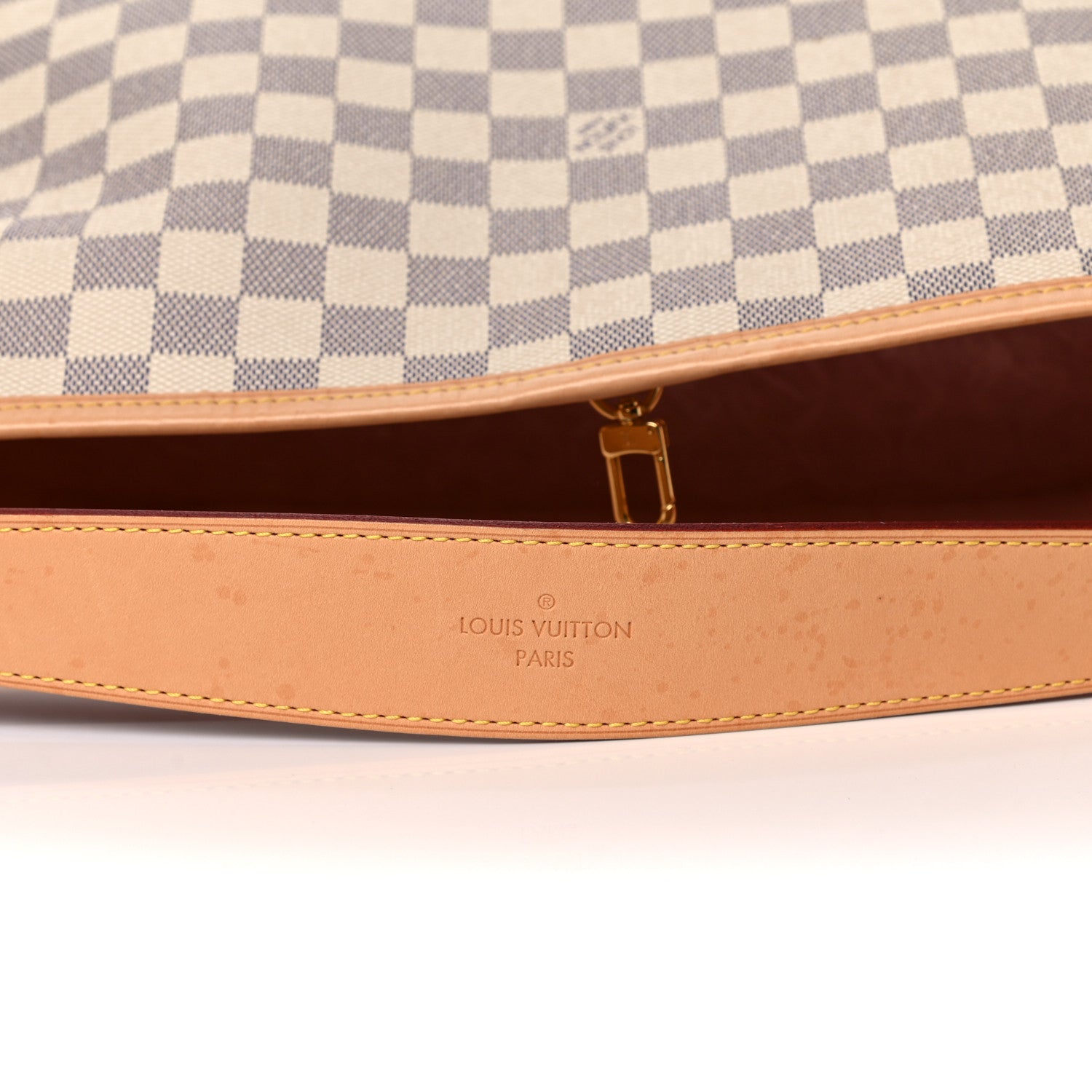 Louis Vuitton Damier Azur Delightful MM Rose Ballerine 12 of 12