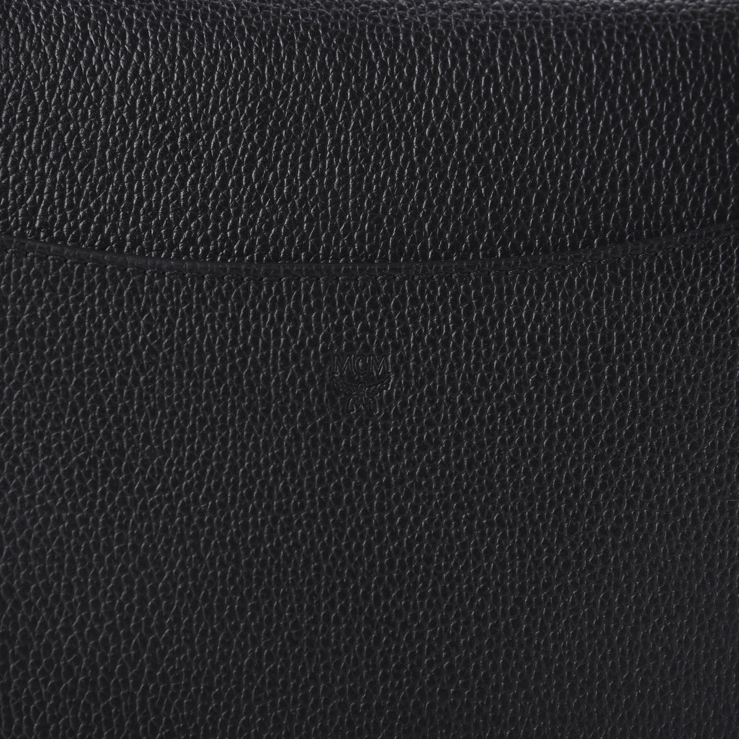 MCM Grained Calfskin Medium Patricia Park Avenue Satchel Black 10 of 11