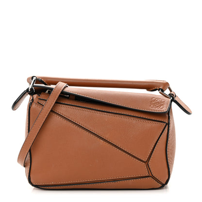 Loewe Calfskin Mini Puzzle Bag Tan 1 of 19