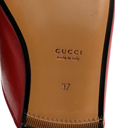 Gucci Malaga Kid Womens Princetown Slippers 37 Hibiscus Red 8 of 10