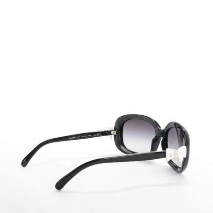 Chanel CC Bow Sunglasses 5170 Black 3 of 7