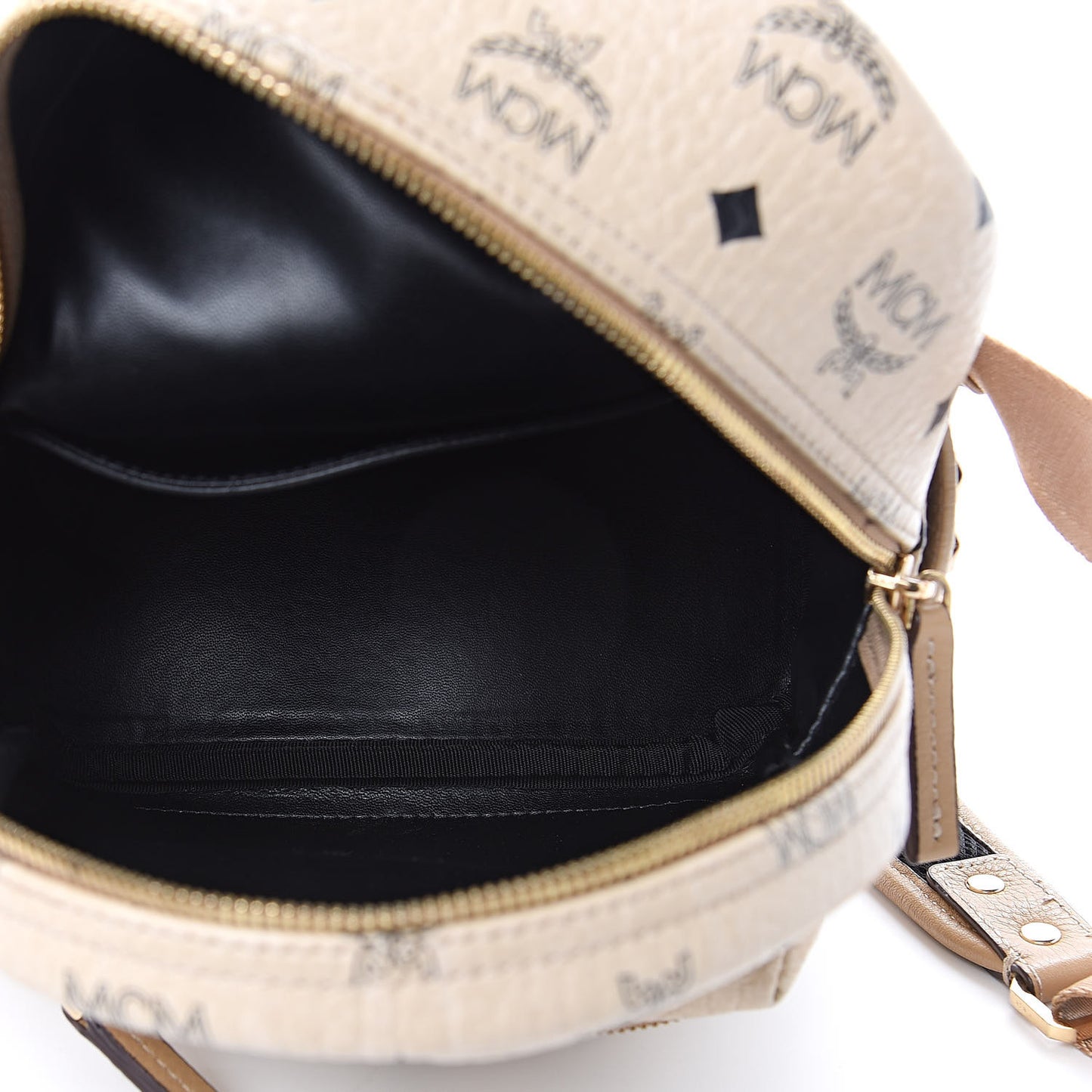 Visetos Small Side Stud Stark Backpack Beige