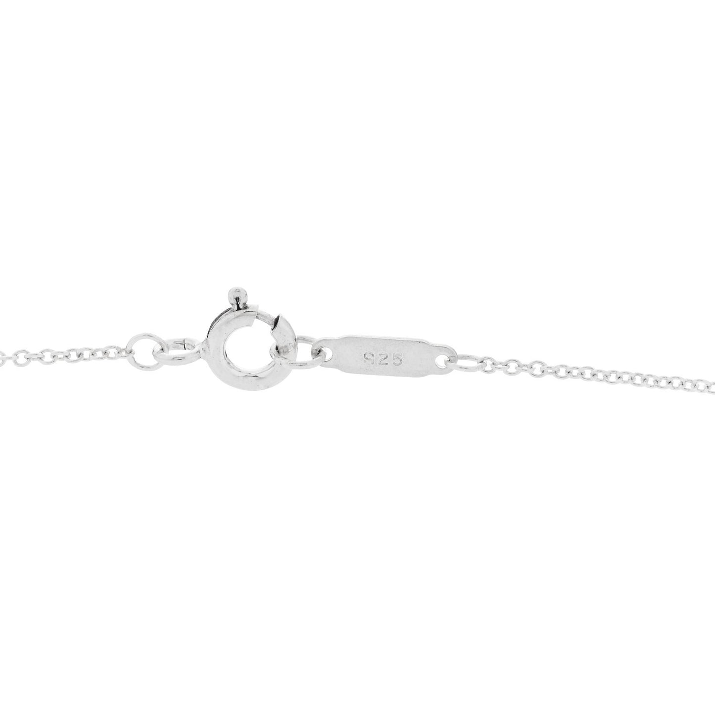 Sterling Silver Medium Atlas Open Pendant Necklace