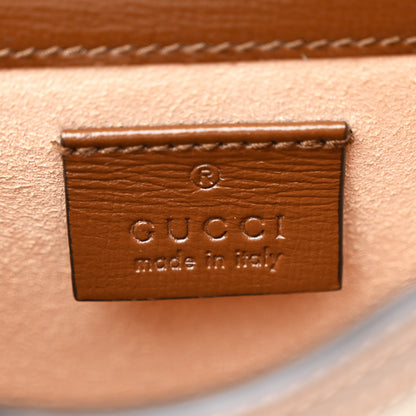 Gucci GG Supreme Monogram Mini Horsebit 1955 Crossbody Bag Beige Brown Sugar 6 of 12