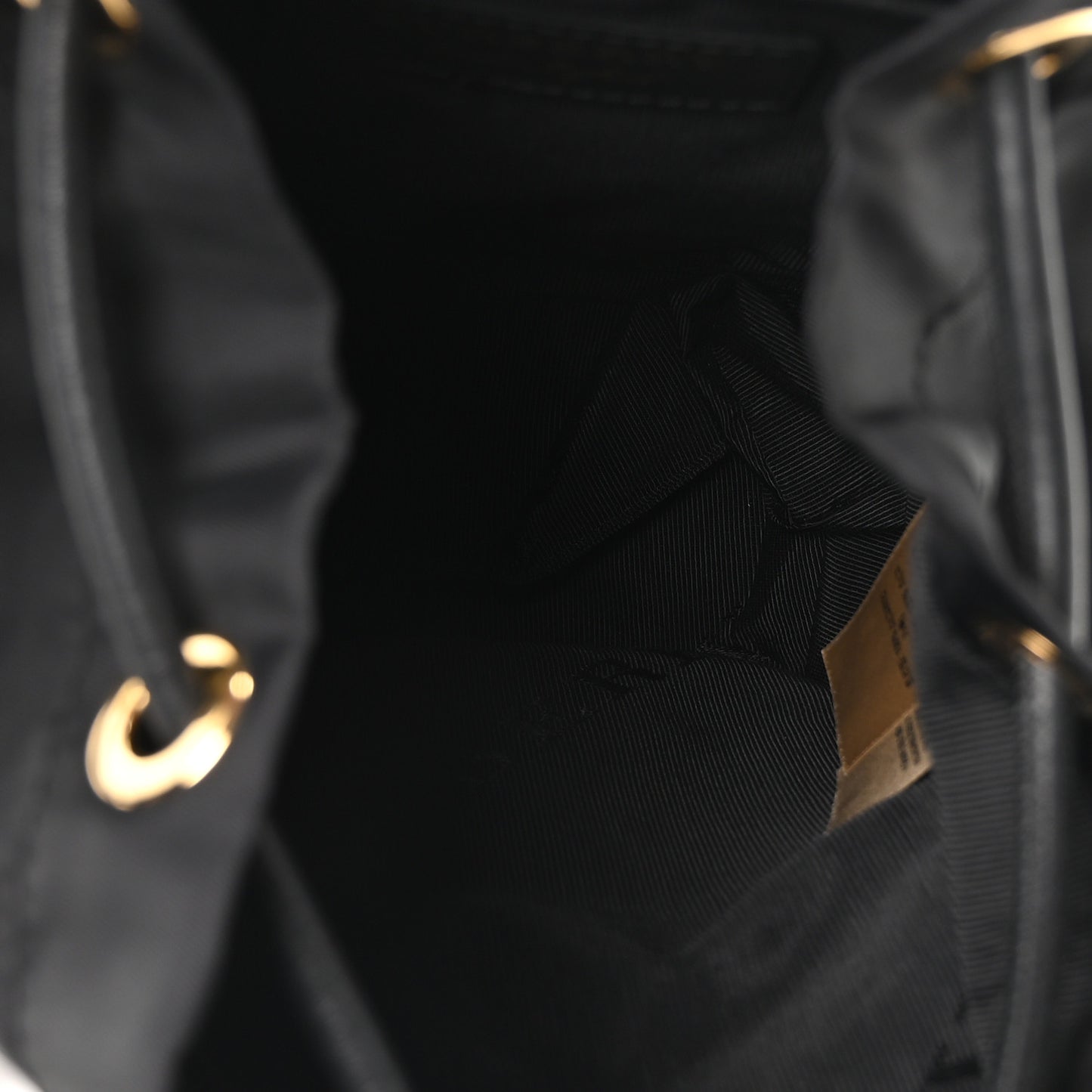 Nylon Small Rucksack Backpack Black
