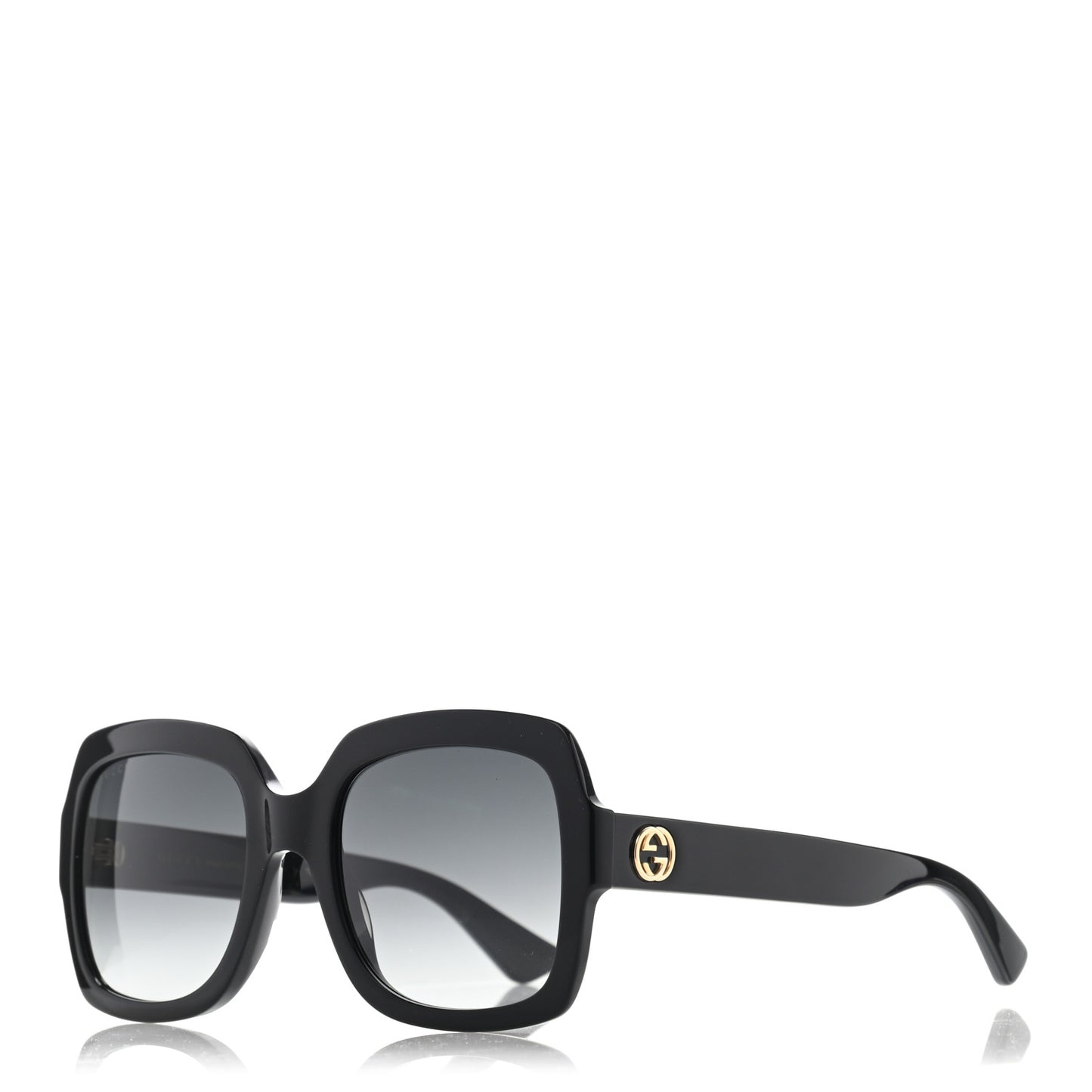 Acetate Square Frame Sunglasses GG0036S Black