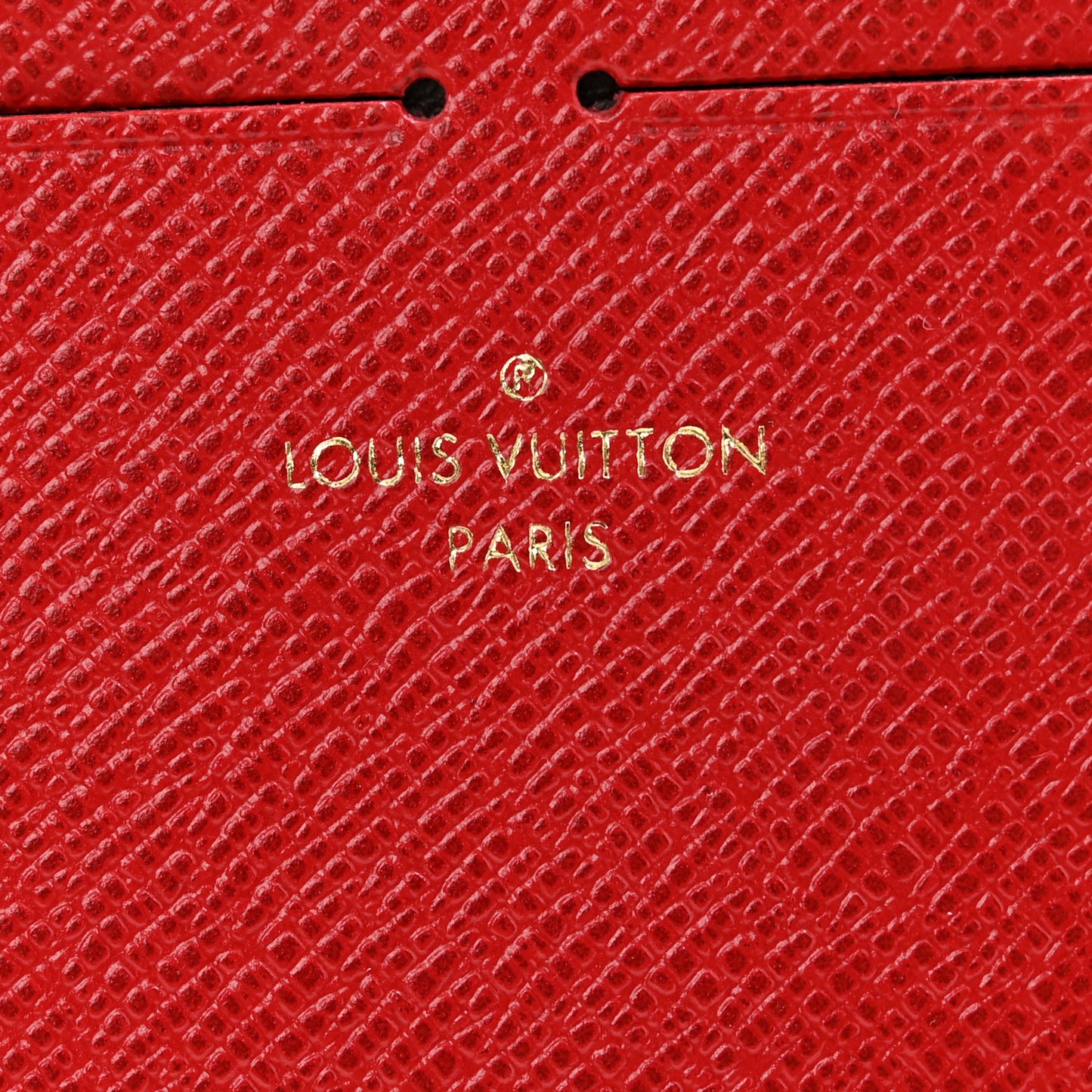 Calfskin Felicie Card Holder Insert Cherry