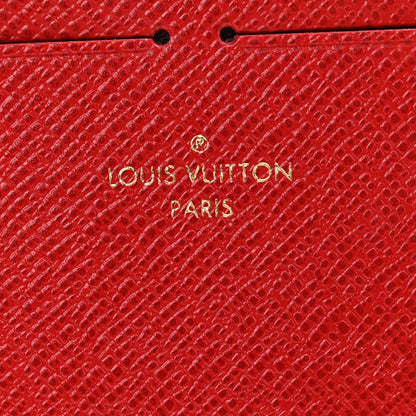 Louis Vuitton Calfskin Felicie Card Holder Insert Cherry 6 of 7