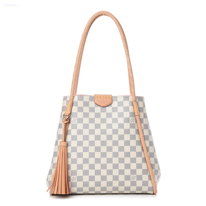 Louis Vuitton Damier Azur Propriano Rose Ballerine 1 of 11